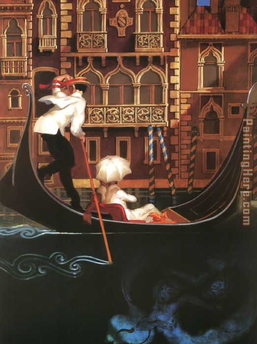 Sul Grande Canal Venezia painting - Juarez Machado Sul Grande Canal Venezia art painting